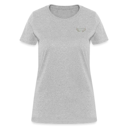 BLT 'Antler' Women's T-Shirt - heather gray