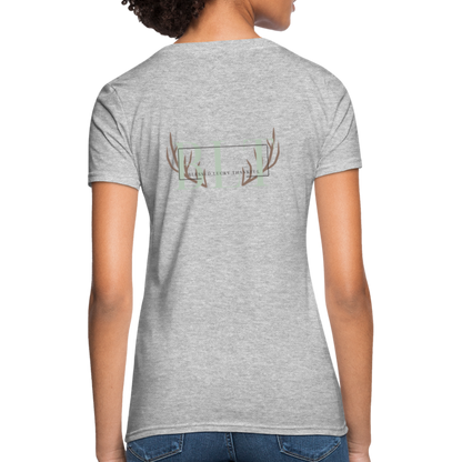 BLT 'Antler' Women's T-Shirt - heather gray