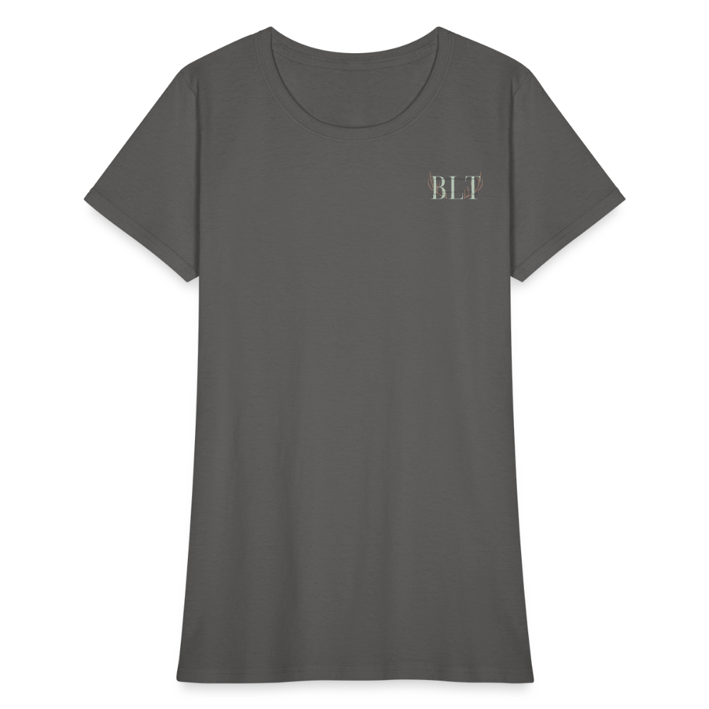 BLT 'Antler' Women's T-Shirt - charcoal