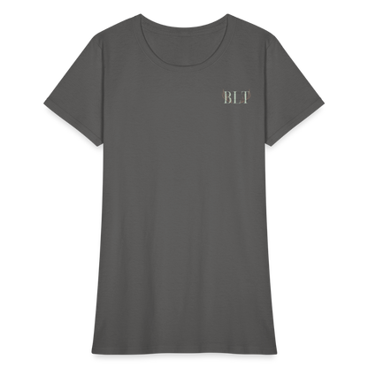 BLT 'Antler' Women's T-Shirt - charcoal