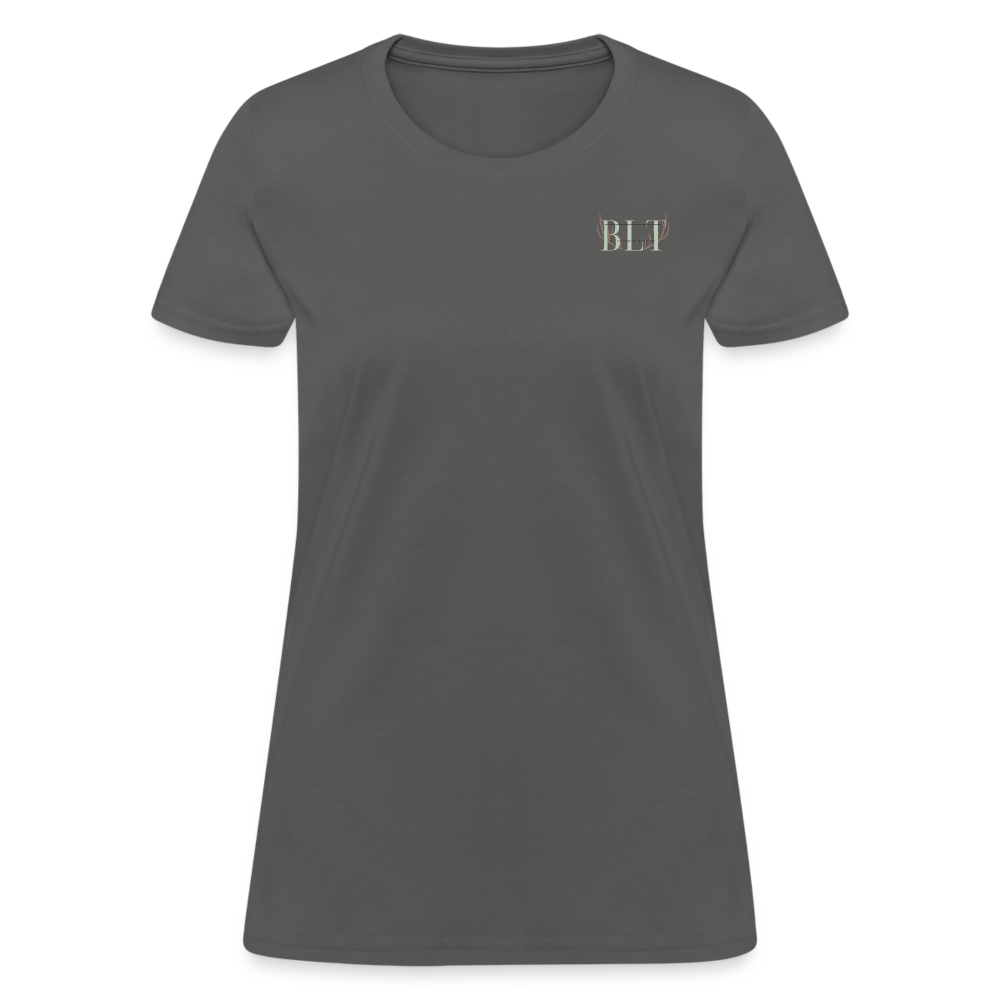 BLT 'Antler' Women's T-Shirt - charcoal