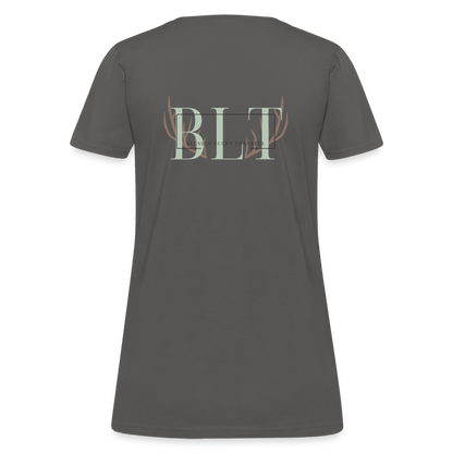 BLT 'Antler' Women's T-Shirt - charcoal