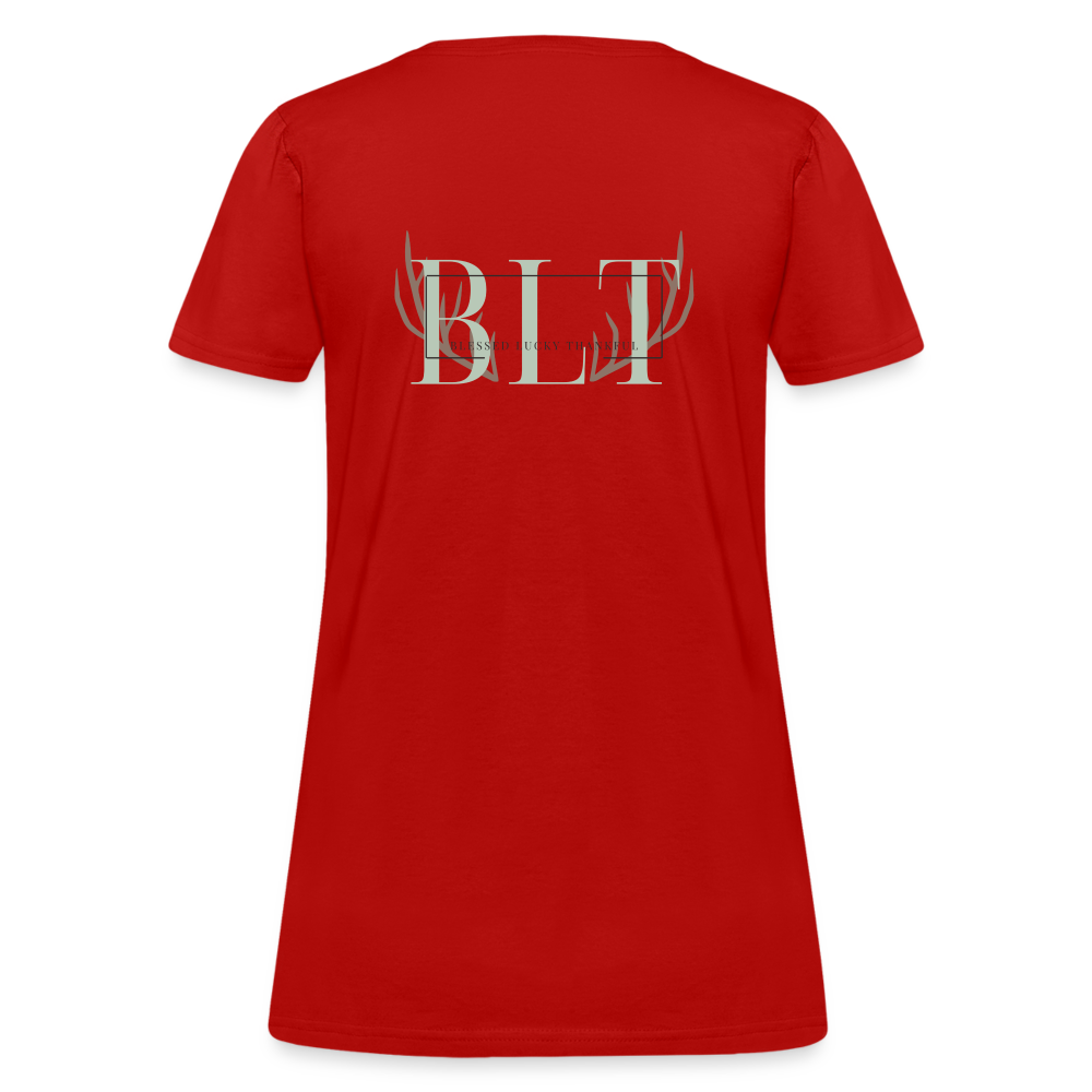 BLT 'Antler' Women's T-Shirt - red