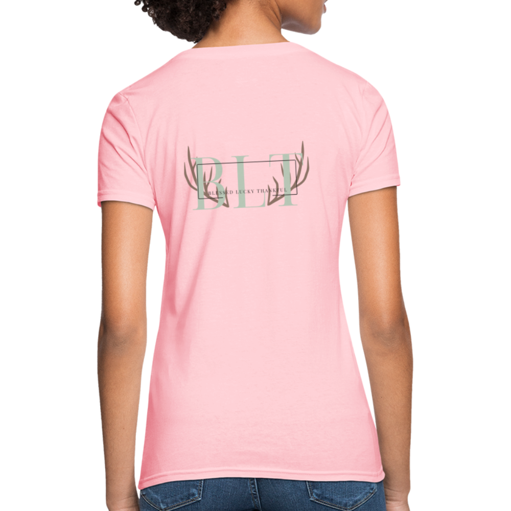 BLT 'Antler' Women's T-Shirt - pink