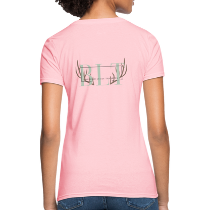 BLT 'Antler' Women's T-Shirt - pink