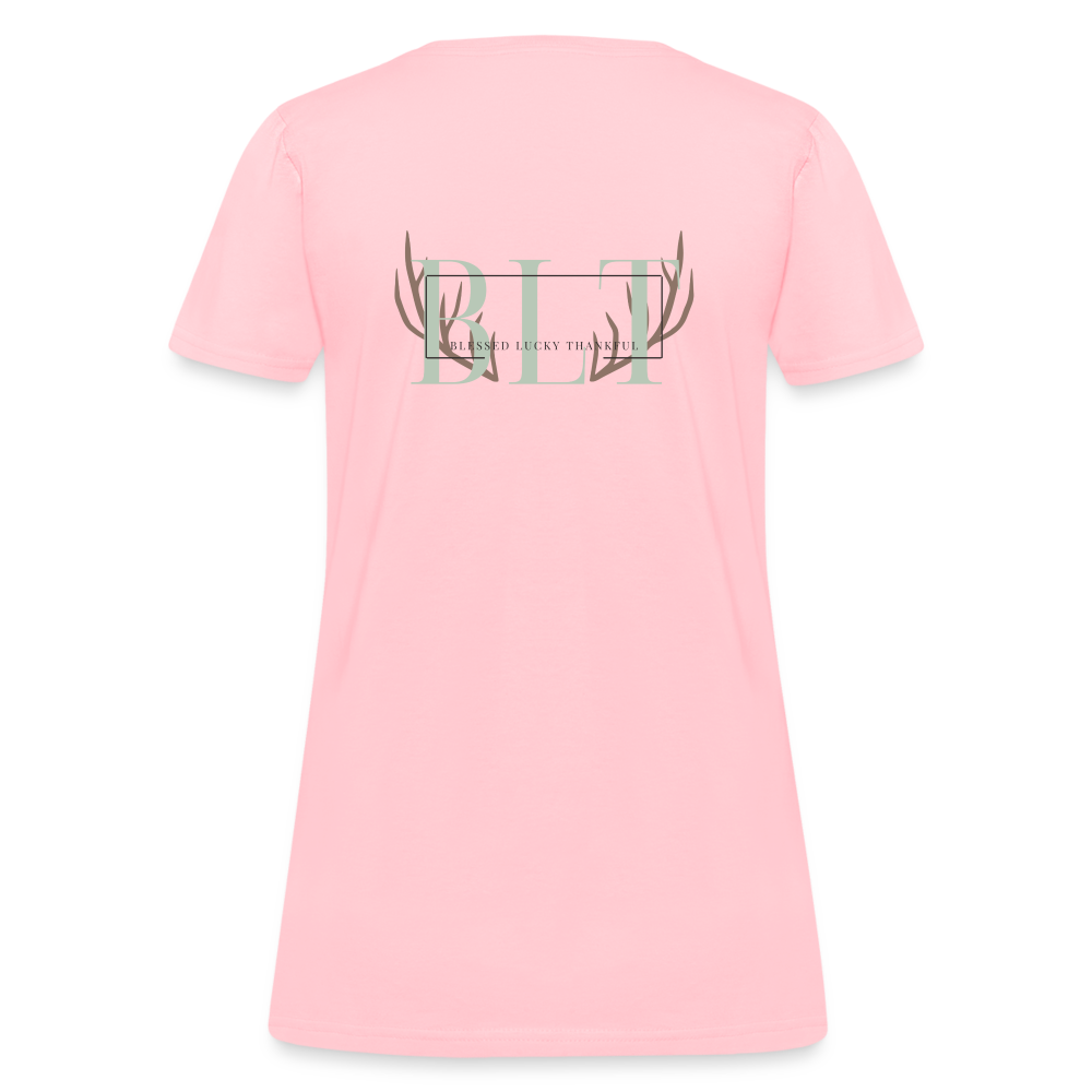 BLT 'Antler' Women's T-Shirt - pink