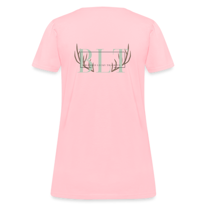 BLT 'Antler' Women's T-Shirt - pink