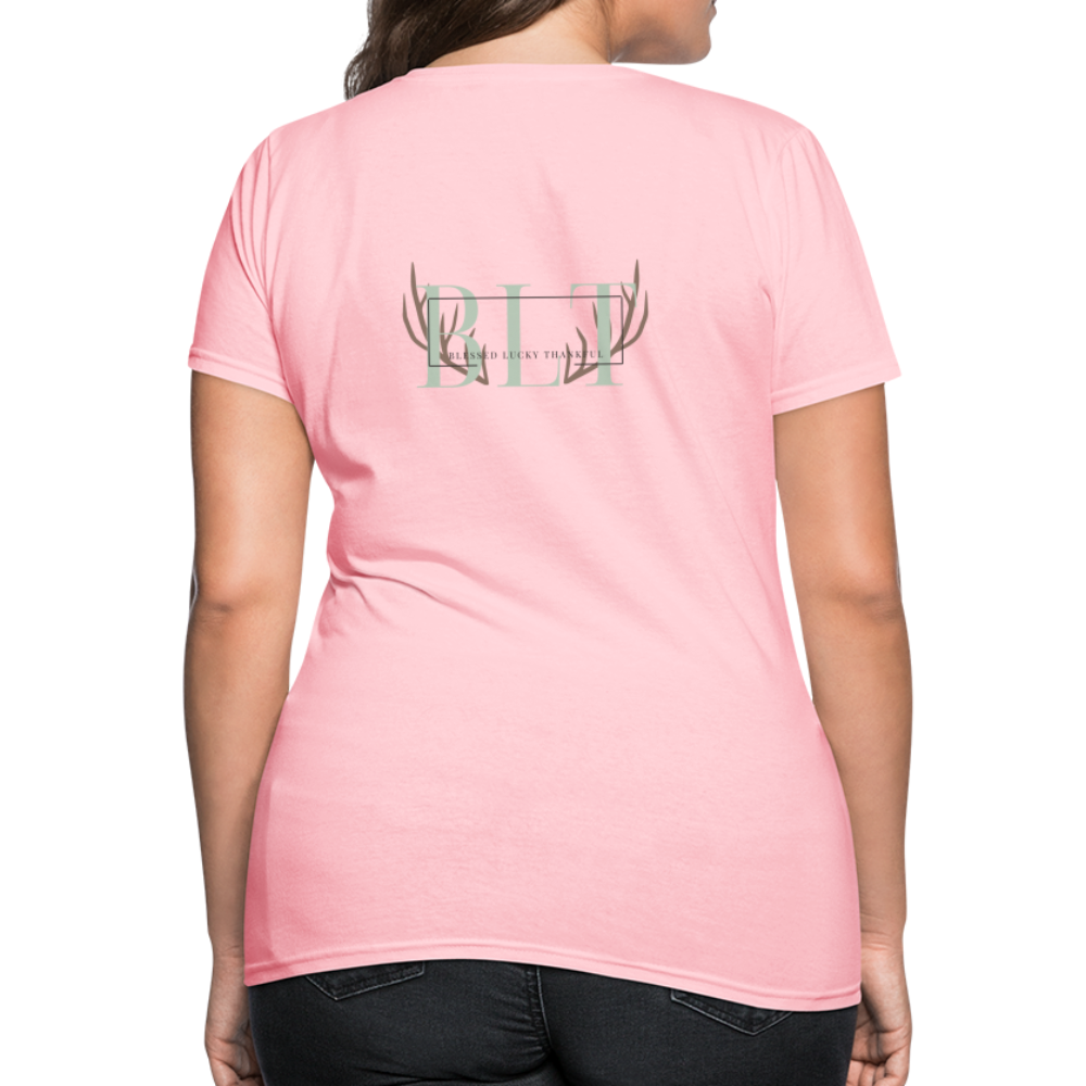 BLT 'Antler' Women's T-Shirt - pink