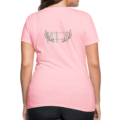 BLT 'Antler' Women's T-Shirt - pink