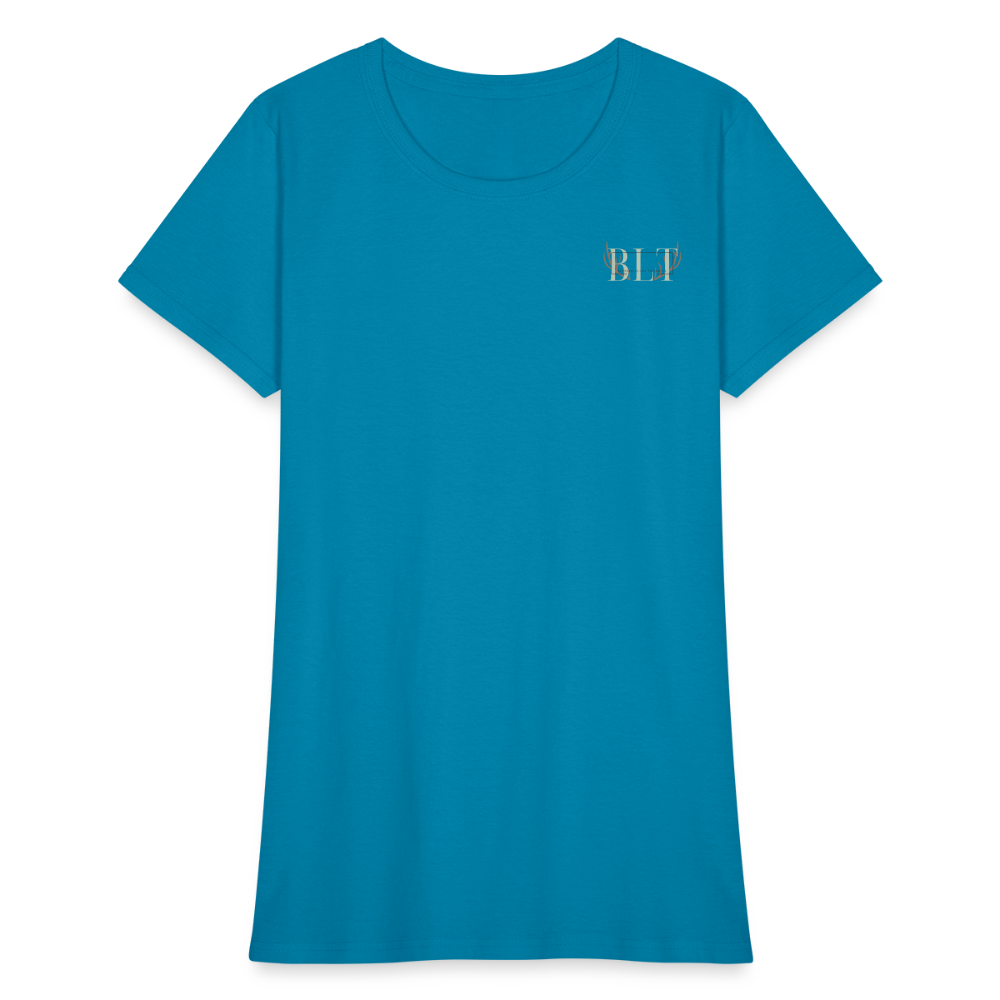 BLT 'Antler' Women's T-Shirt - turquoise