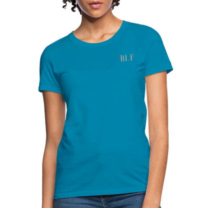 BLT 'Antler' Women's T-Shirt - turquoise