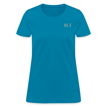 BLT 'Antler' Women's T-Shirt - turquoise