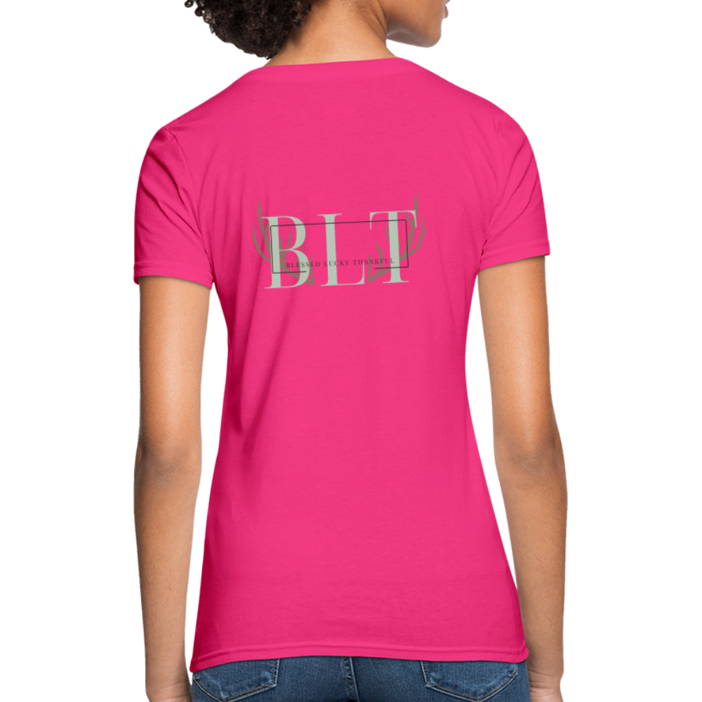 BLT 'Antler' Women's T-Shirt - fuchsia