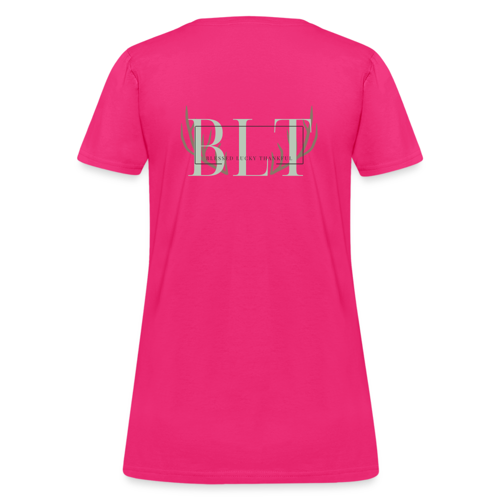 BLT 'Antler' Women's T-Shirt - fuchsia