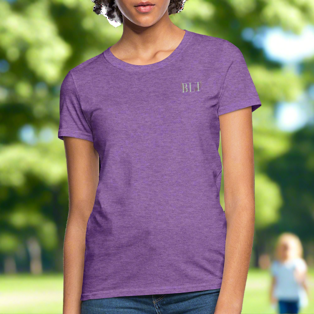 BLT 'Antler' Women's T-Shirt - purple heather