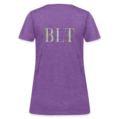 BLT 'Antler' Women's T-Shirt - purple heather