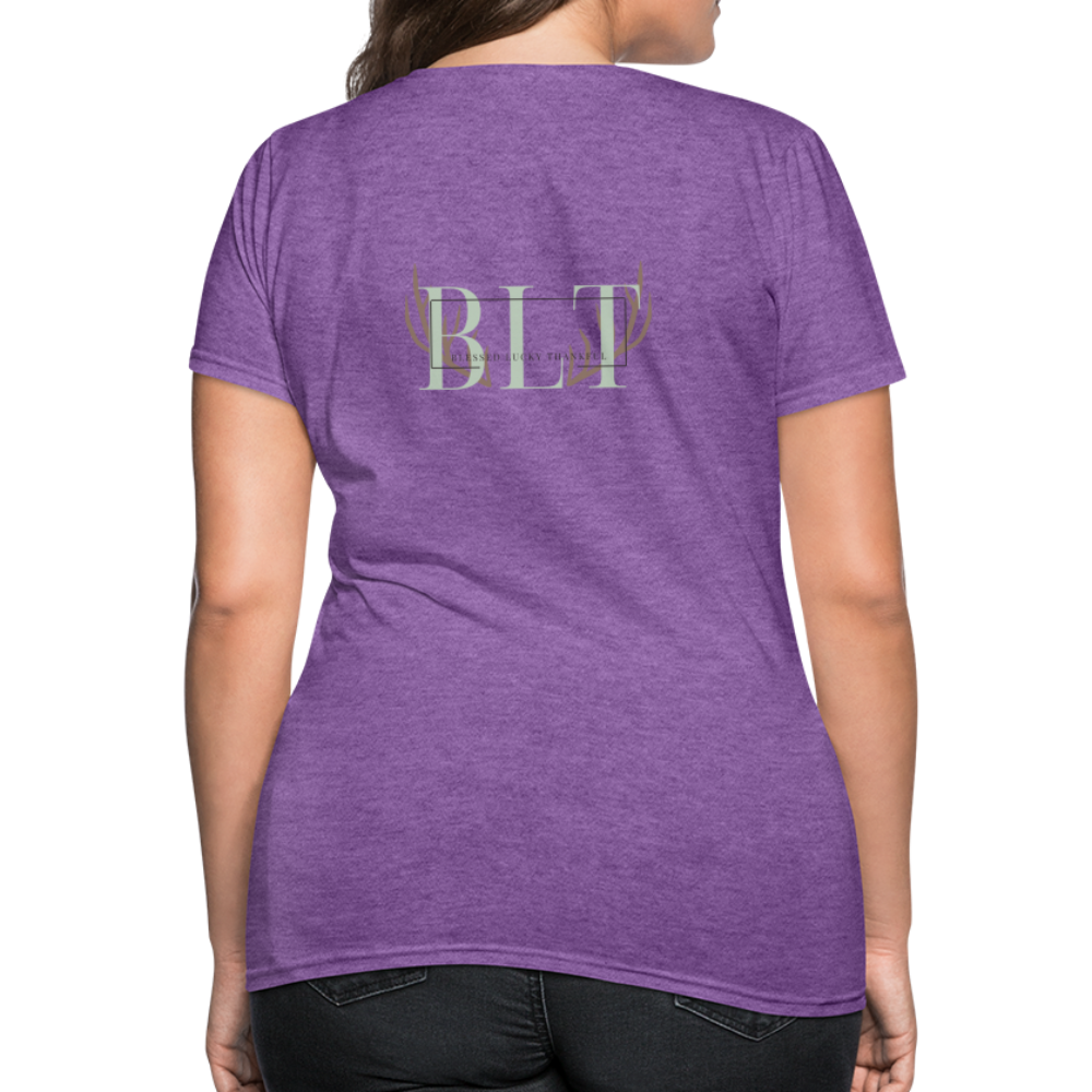 BLT 'Antler' Women's T-Shirt - purple heather