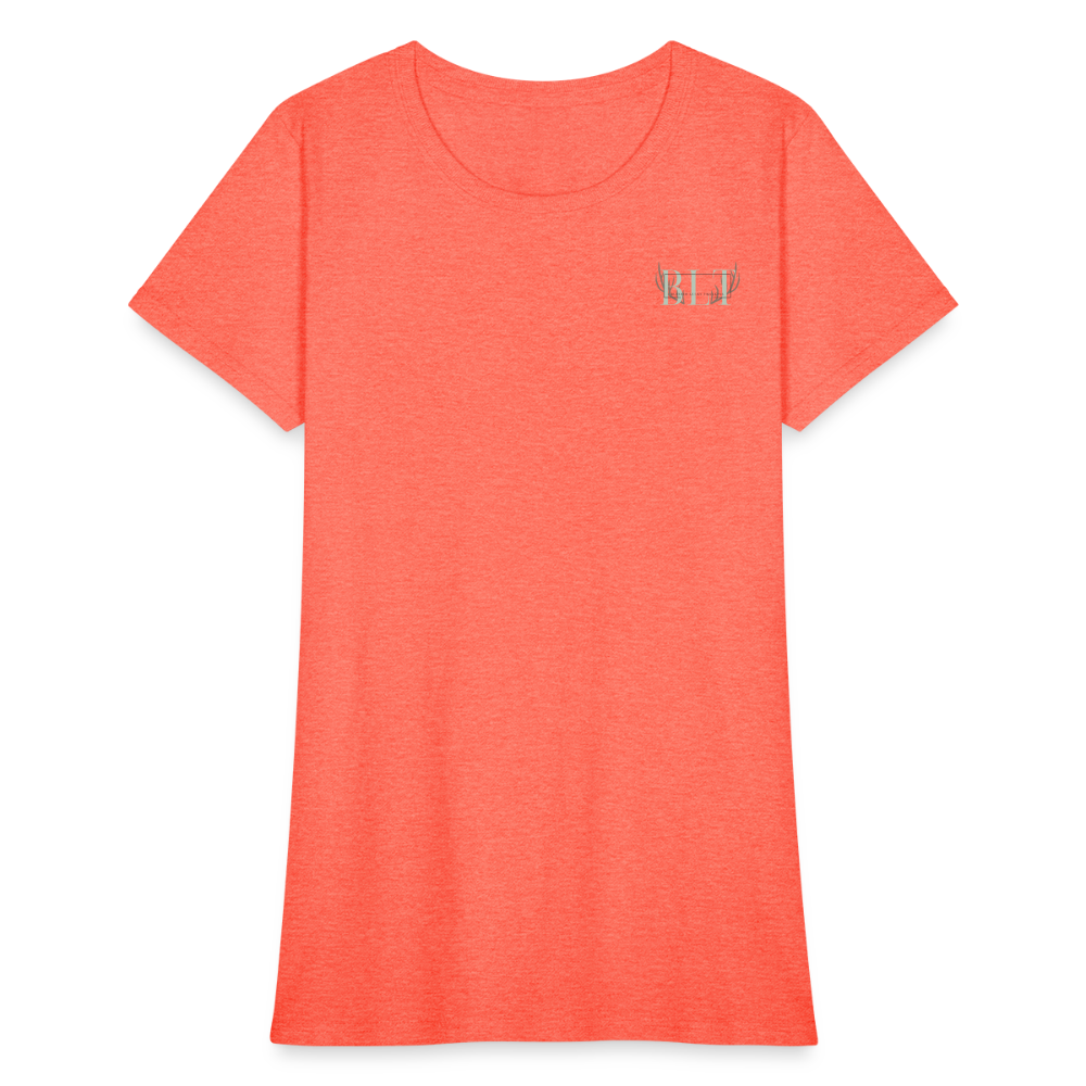 BLT 'Antler' Women's T-Shirt - heather coral