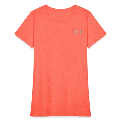 BLT 'Antler' Women's T-Shirt - heather coral