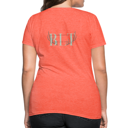 BLT 'Antler' Women's T-Shirt - heather coral