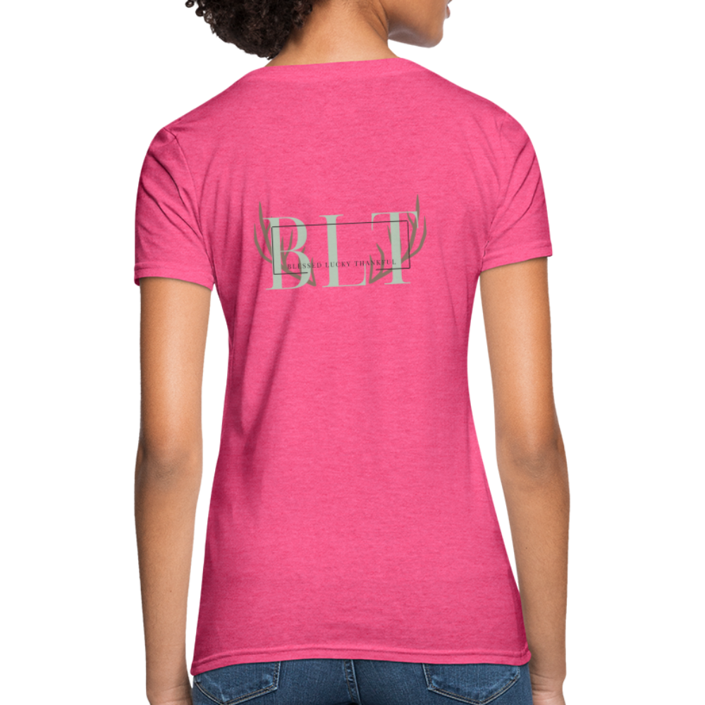 BLT 'Antler' Women's T-Shirt - heather pink