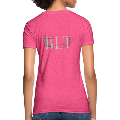 BLT 'Antler' Women's T-Shirt - heather pink