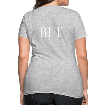 BLT Logo Women's T-Shirt - heather gray