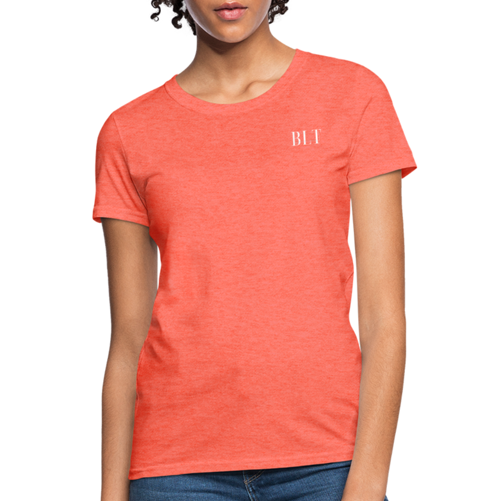 BLT Logo Women's T-Shirt - heather coral