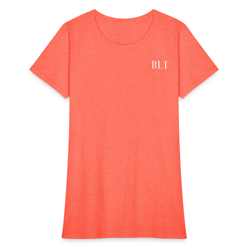 BLT Logo Women's T-Shirt - heather coral