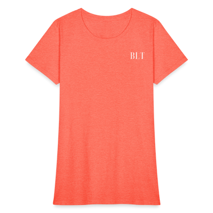 BLT Logo Women's T-Shirt - heather coral