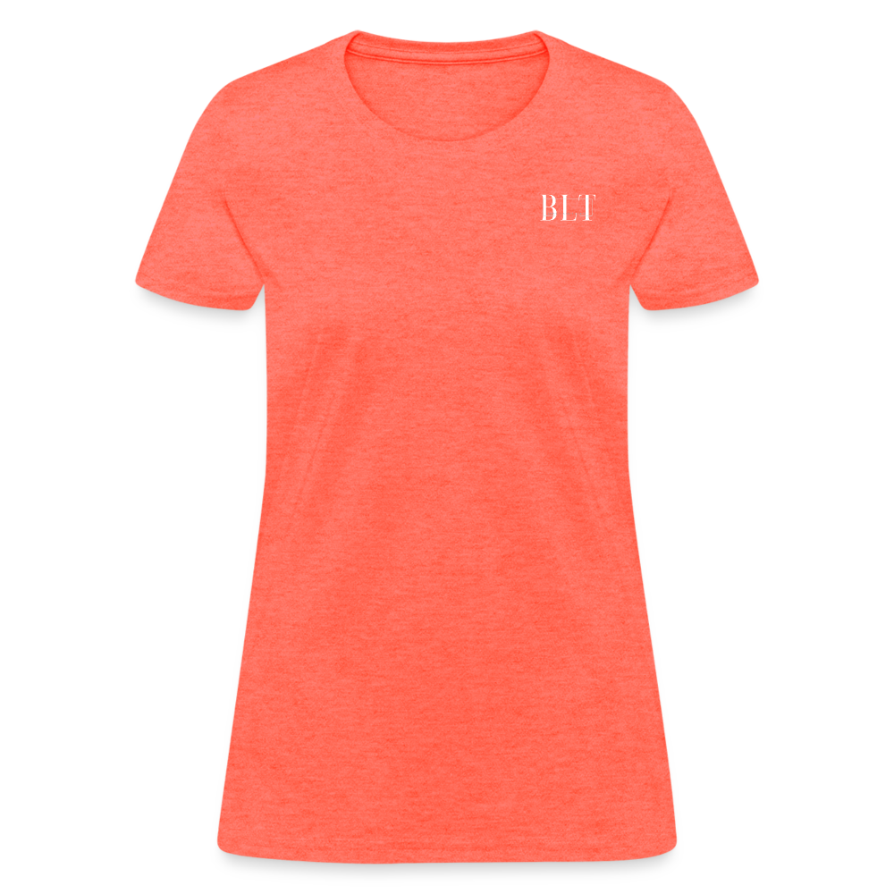 BLT Logo Women's T-Shirt - heather coral