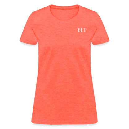 BLT Logo Women's T-Shirt - heather coral