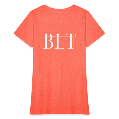 BLT Logo Women's T-Shirt - heather coral