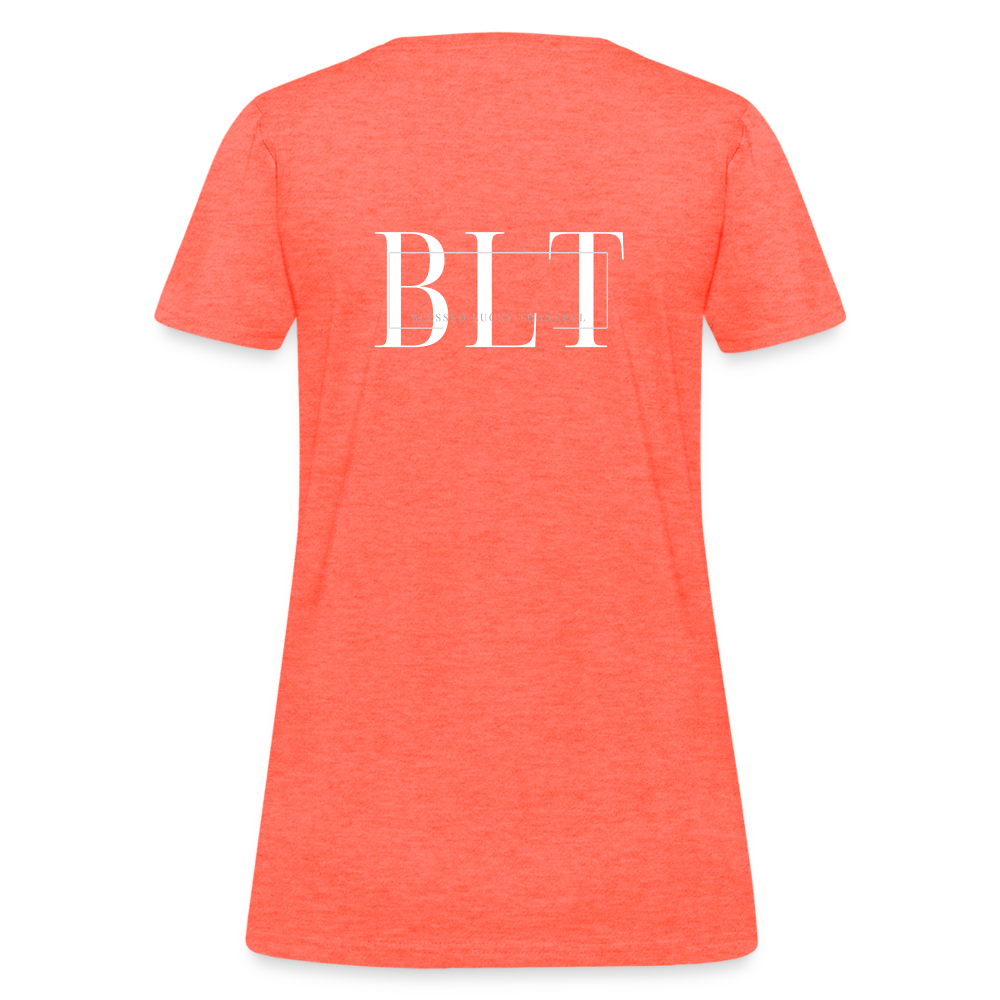 BLT Logo Women's T-Shirt - heather coral