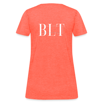 BLT Logo Women's T-Shirt - heather coral