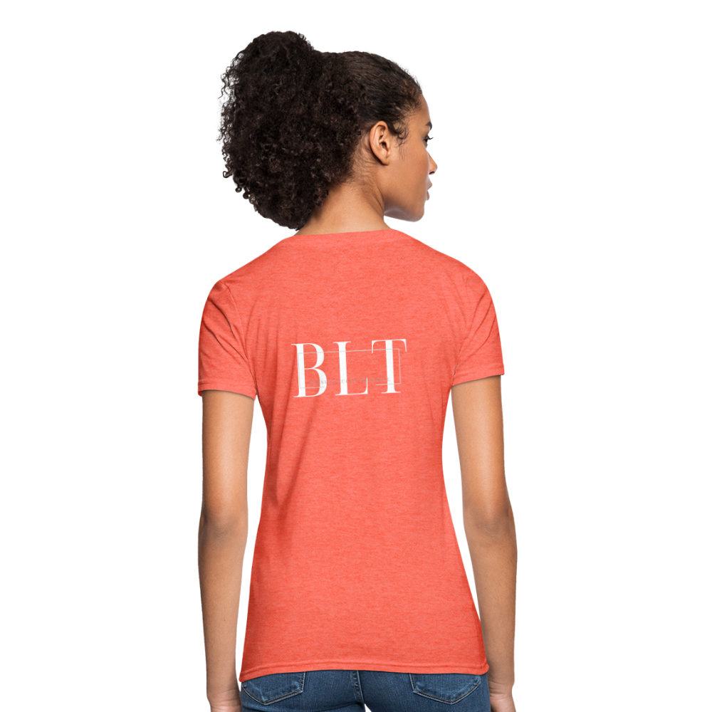 BLT Logo Women's T-Shirt - heather coral