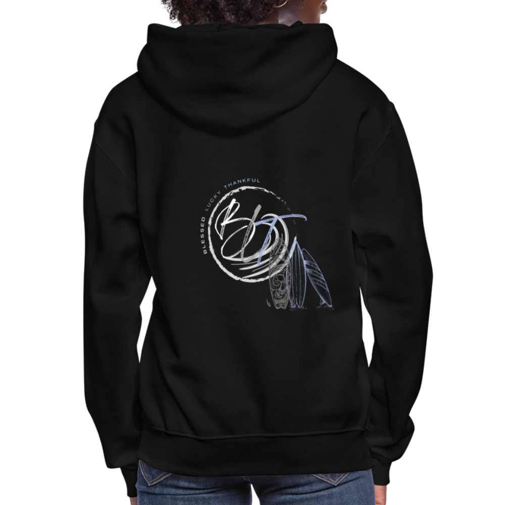 BLT 'Catch a Wave' Women's Hoodie - black