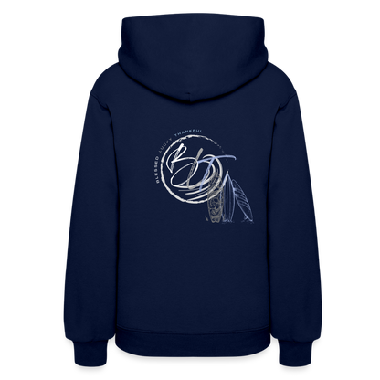 BLT 'Catch a Wave' Women's Hoodie - navy