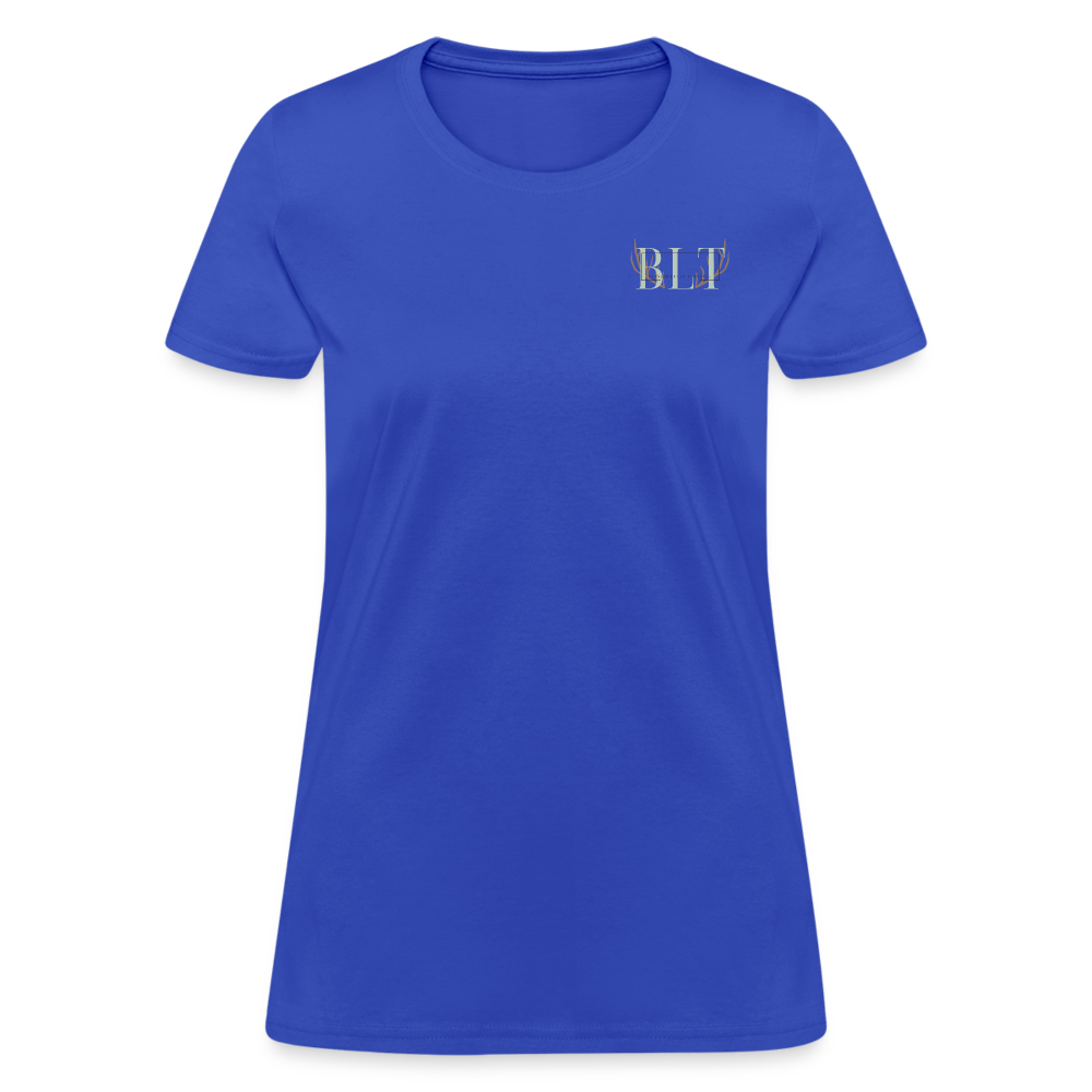 BLT 'Antler' Women's T-Shirt - royal blue