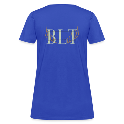 BLT 'Antler' Women's T-Shirt - royal blue