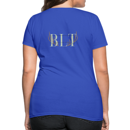 BLT 'Antler' Women's T-Shirt - royal blue