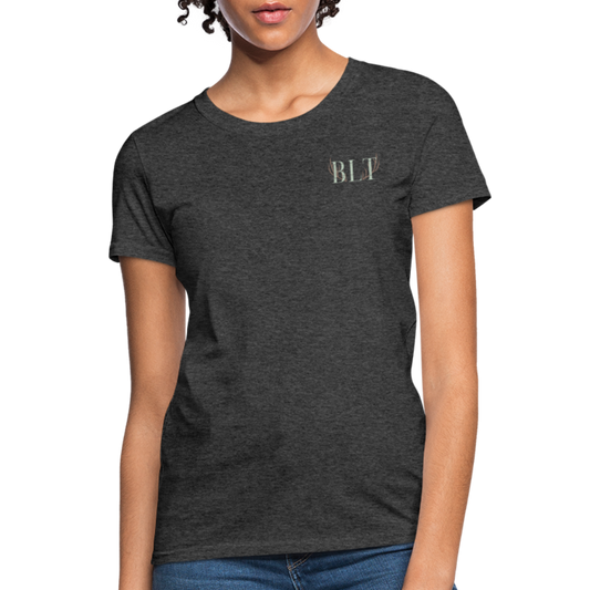 BLT 'Antler' Women's T-Shirt - heather black