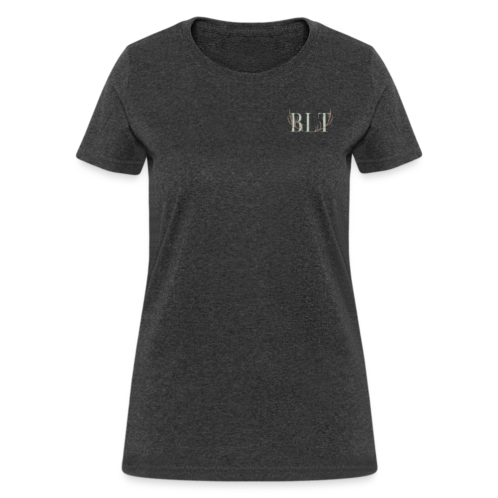 BLT 'Antler' Women's T-Shirt - heather black