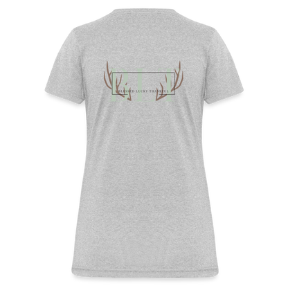 BLT 'Antler' Women's T-Shirt - heather gray