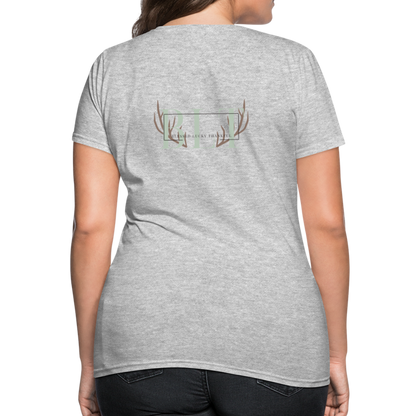 BLT 'Antler' Women's T-Shirt - heather gray