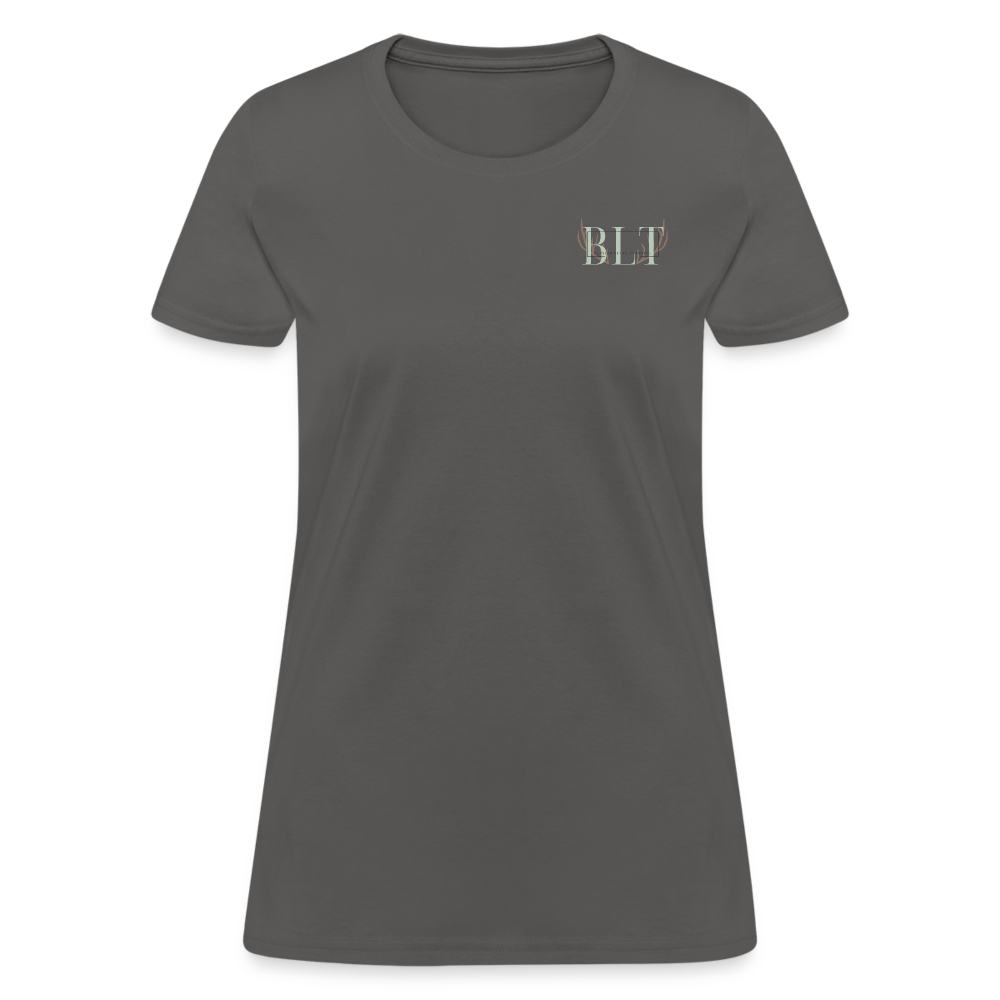 BLT 'Antler' Women's T-Shirt - charcoal