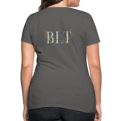 BLT 'Antler' Women's T-Shirt - charcoal