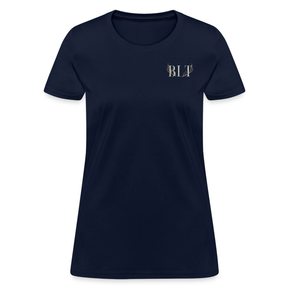 BLT 'Antler' Women's T-Shirt - navy