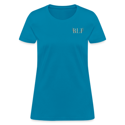 BLT 'Antler' Women's T-Shirt - turquoise