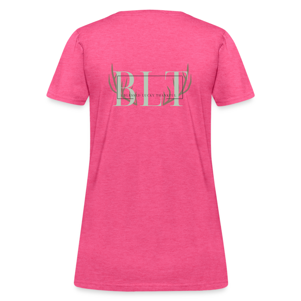 BLT 'Antler' Women's T-Shirt - heather pink